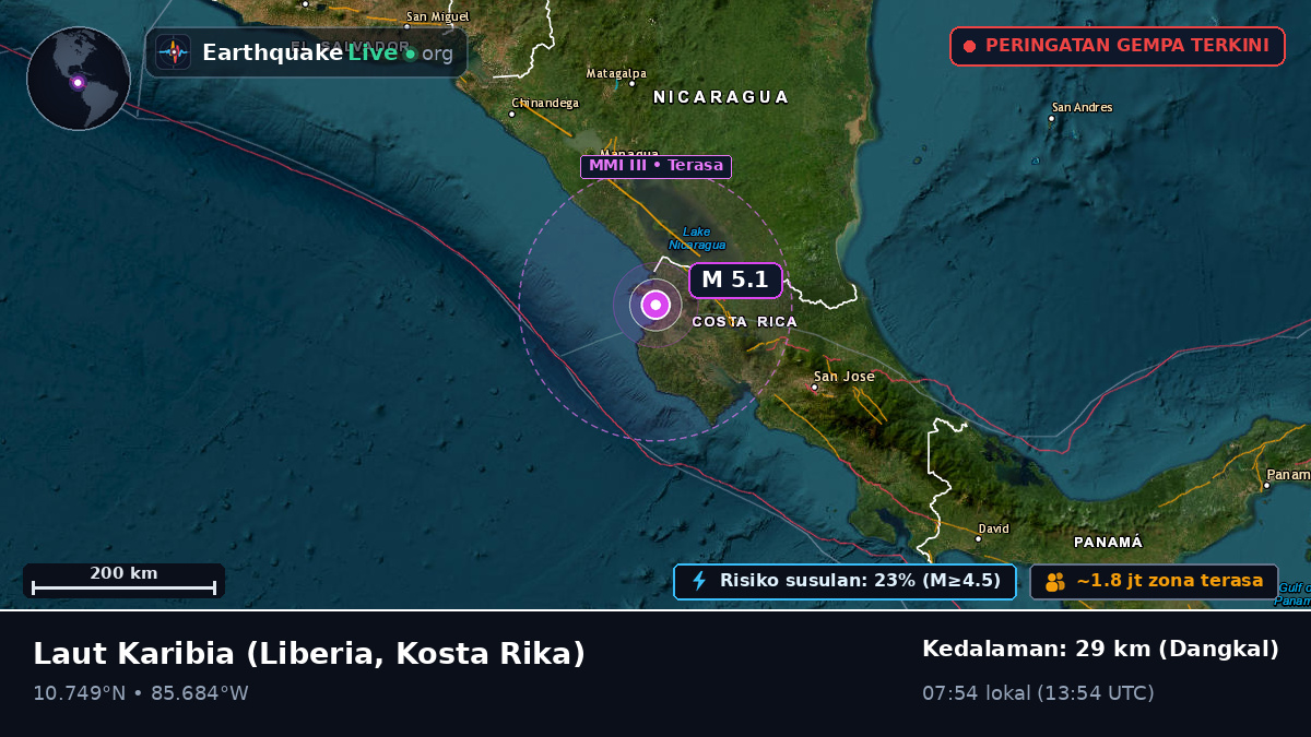 Laut Karibia (Kosta Rika)