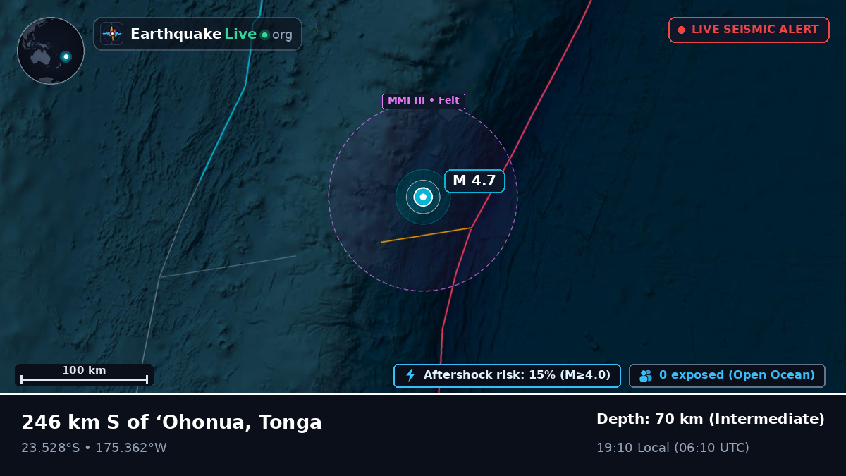 South Pacific Ocean (Tonga)