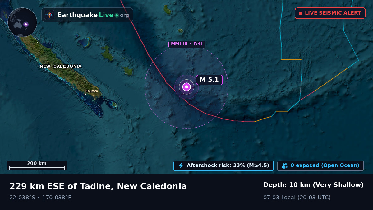 South Pacific Ocean (New Caledonia)