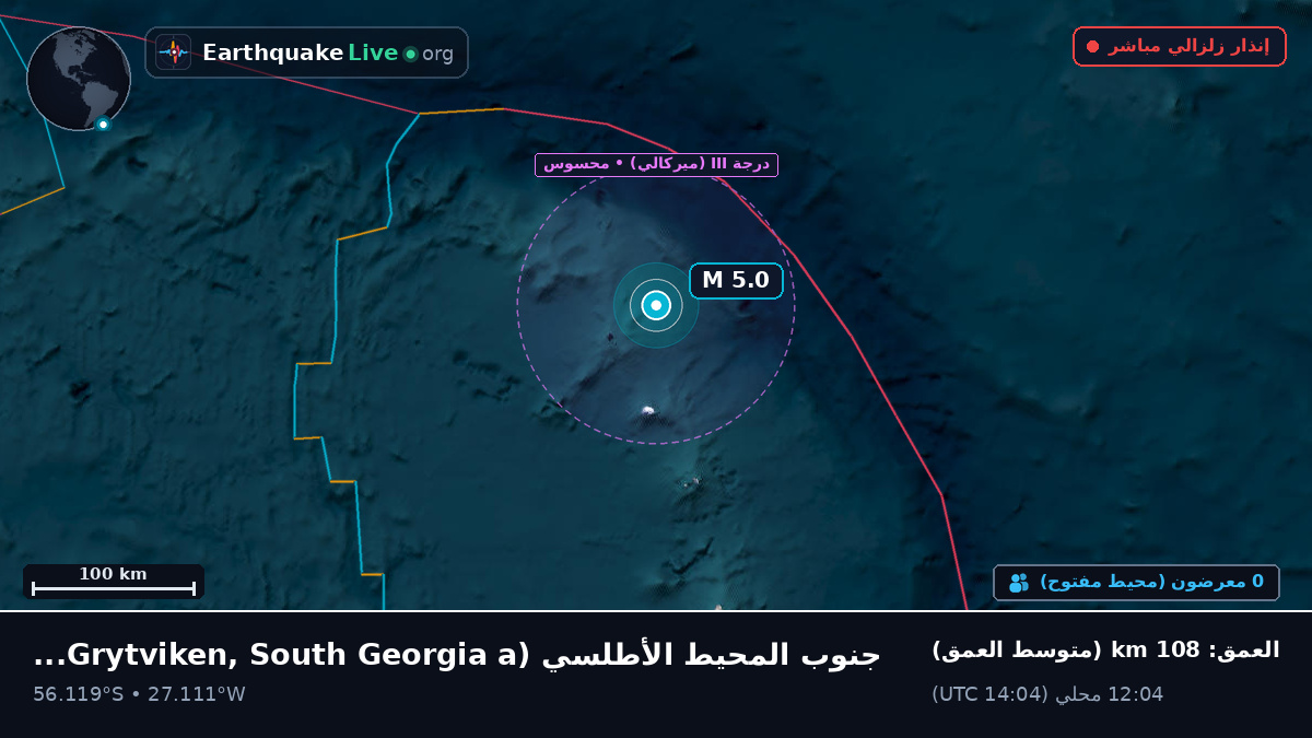 جنوب المحيط الأطلسي (South Georgia and the Islands)