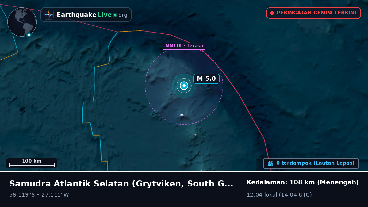 Samudra Atlantik Selatan (South Georgia and the Islands)