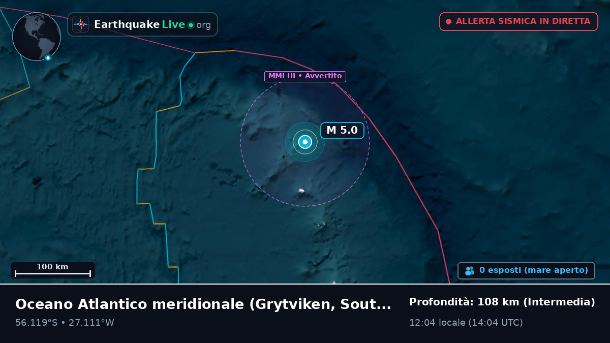 Oceano Atlantico meridionale (South Georgia and the Islands)