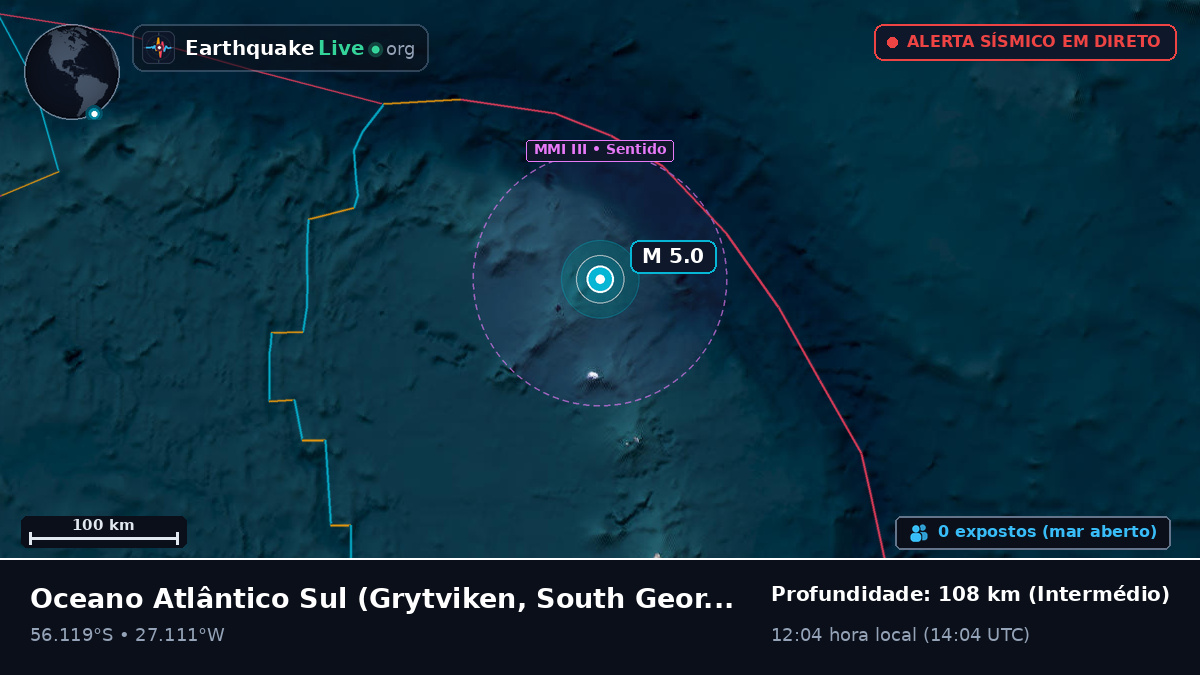 Oceano Atlântico Sul (South Georgia and the Islands)