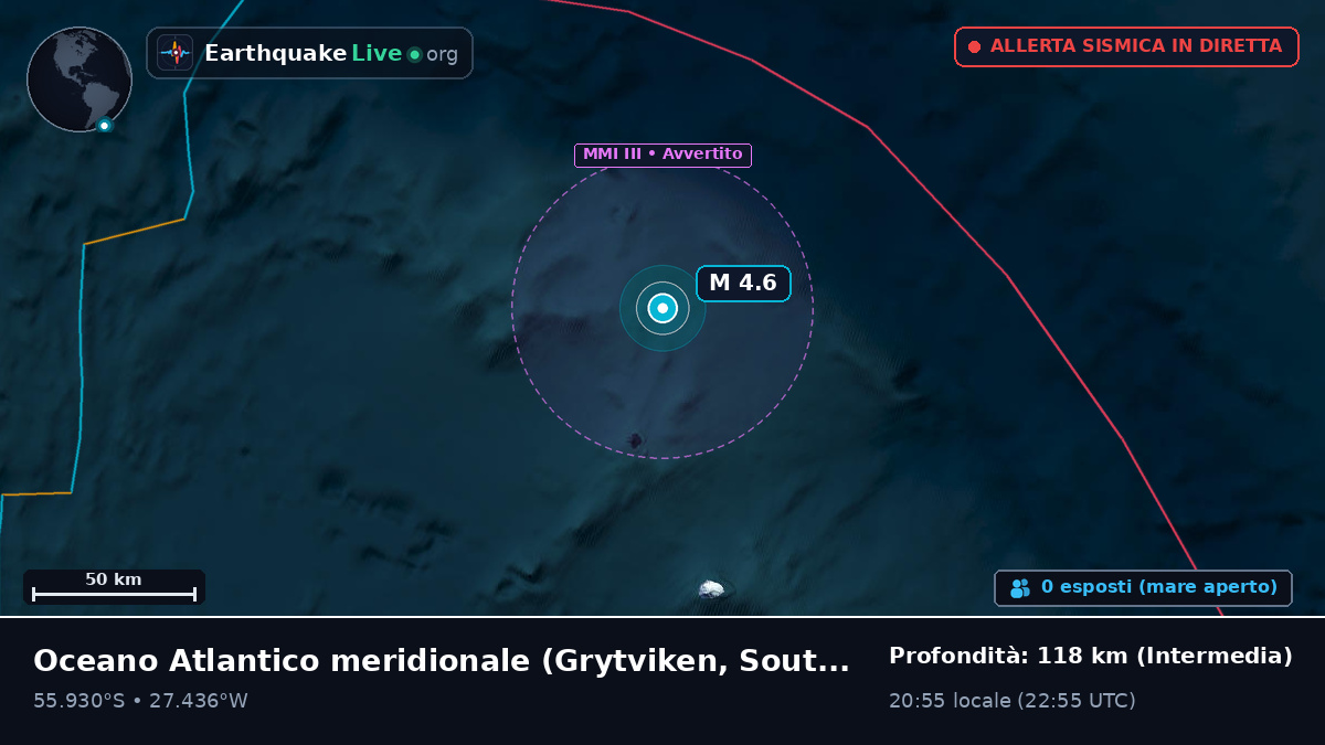 Oceano Atlantico meridionale (South Georgia and the Islands)