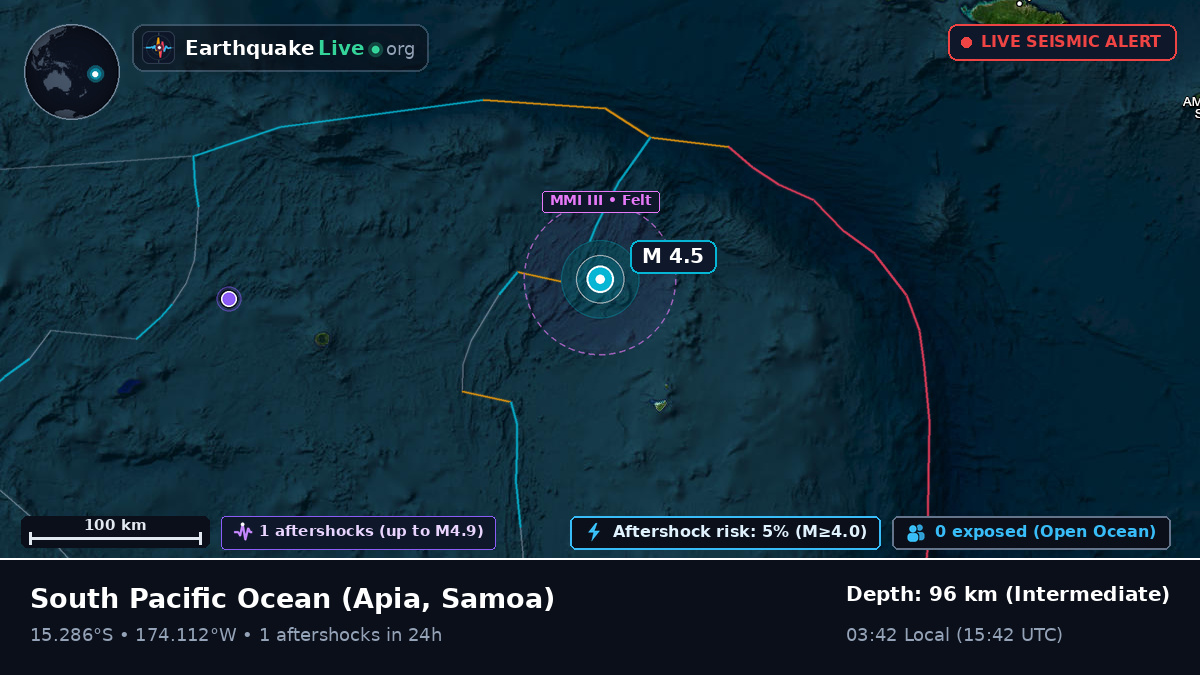 South Pacific Ocean (Samoa)
