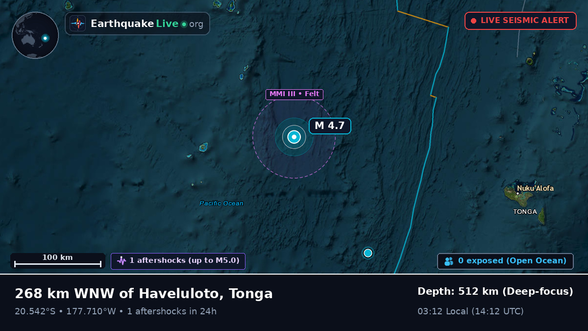 South Pacific Ocean (Tonga)