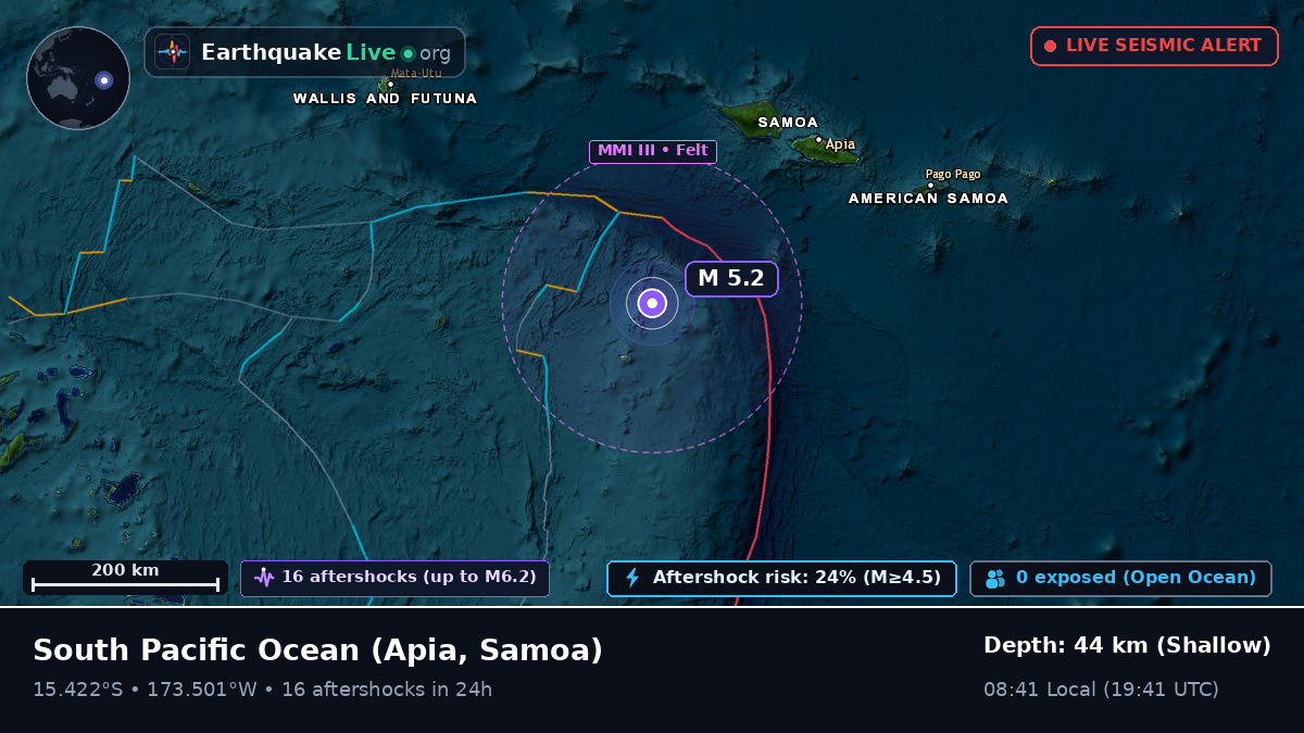 South Pacific Ocean (Samoa)
