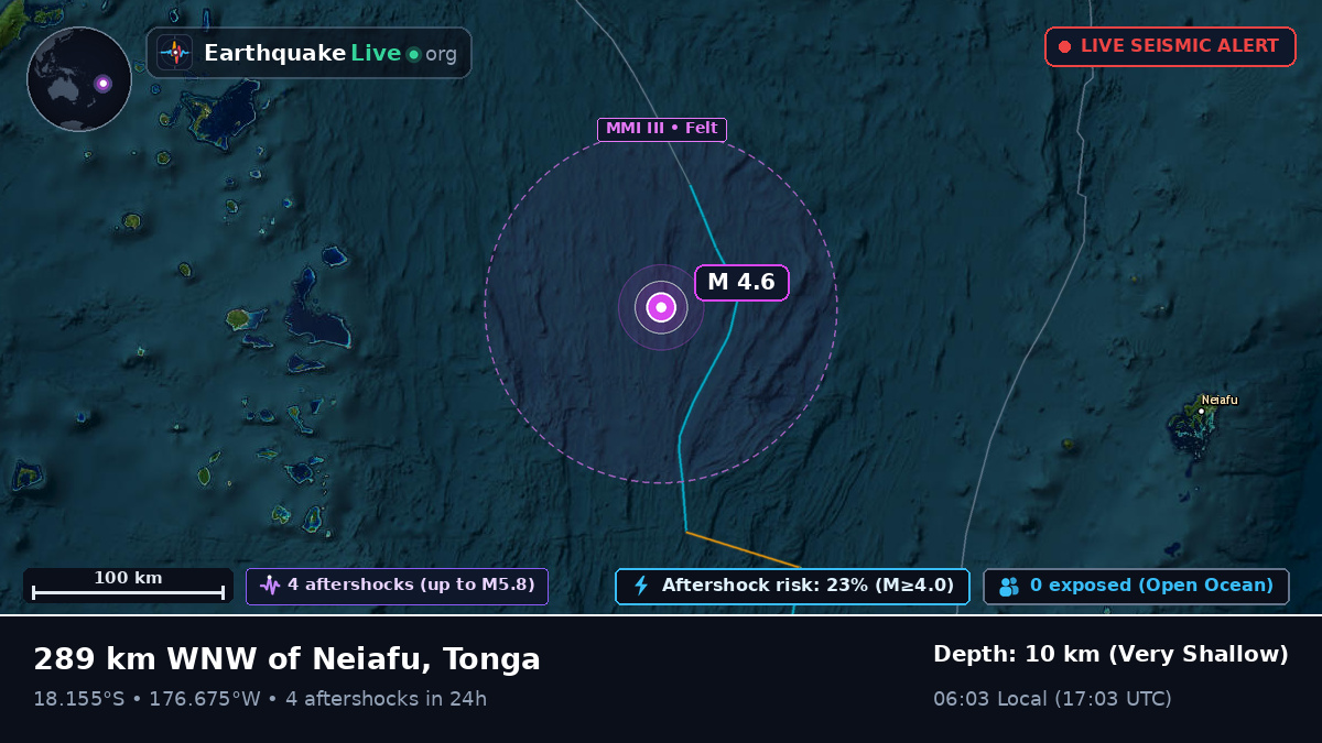 South Pacific Ocean (Tonga)