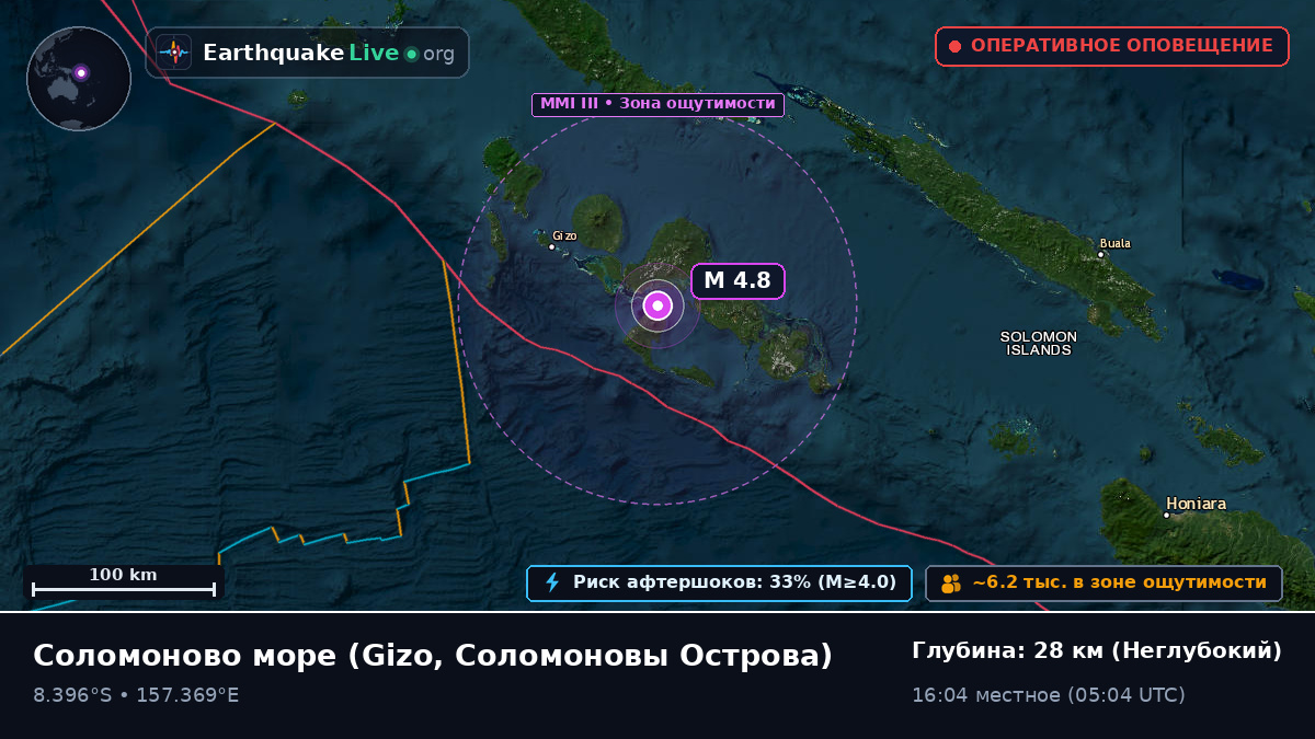 Соломоново море (Соломоновы Острова)