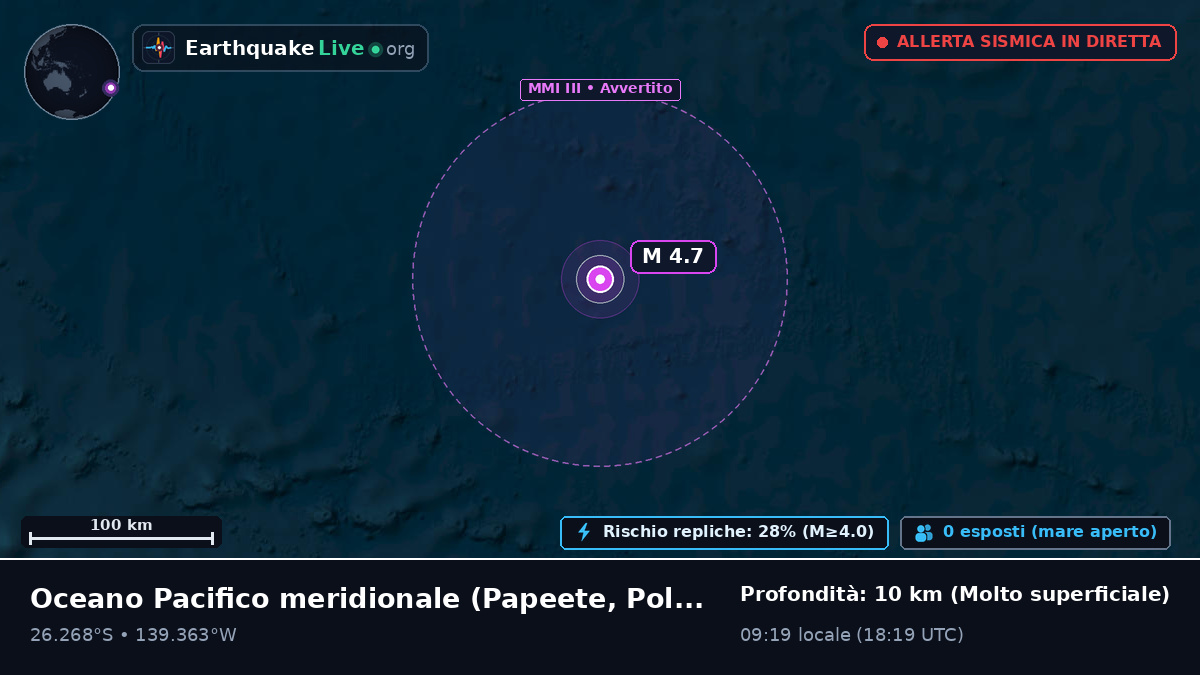 Oceano Pacifico meridionale (Polinesia francese)