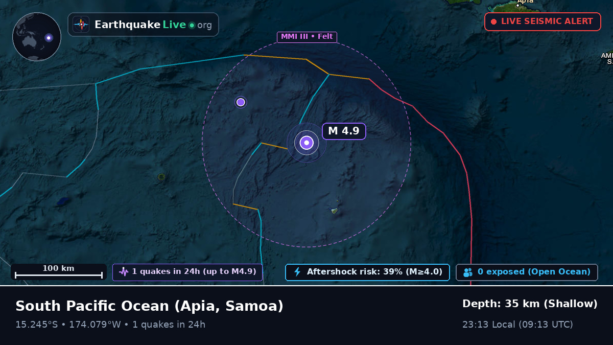 South Pacific Ocean (Samoa)