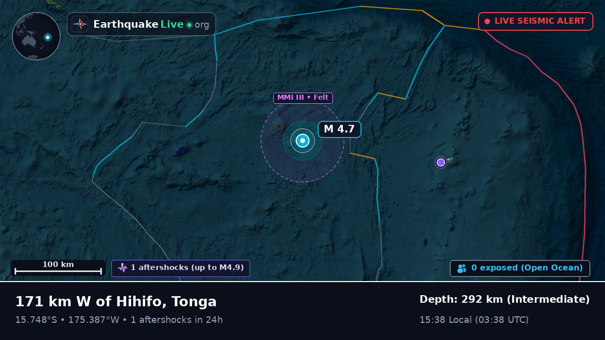 South Pacific Ocean (Tonga)