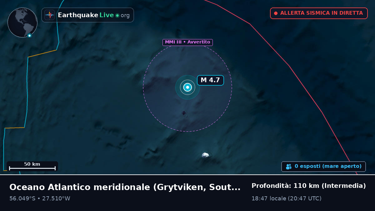 Oceano Atlantico meridionale (South Georgia and the Islands)