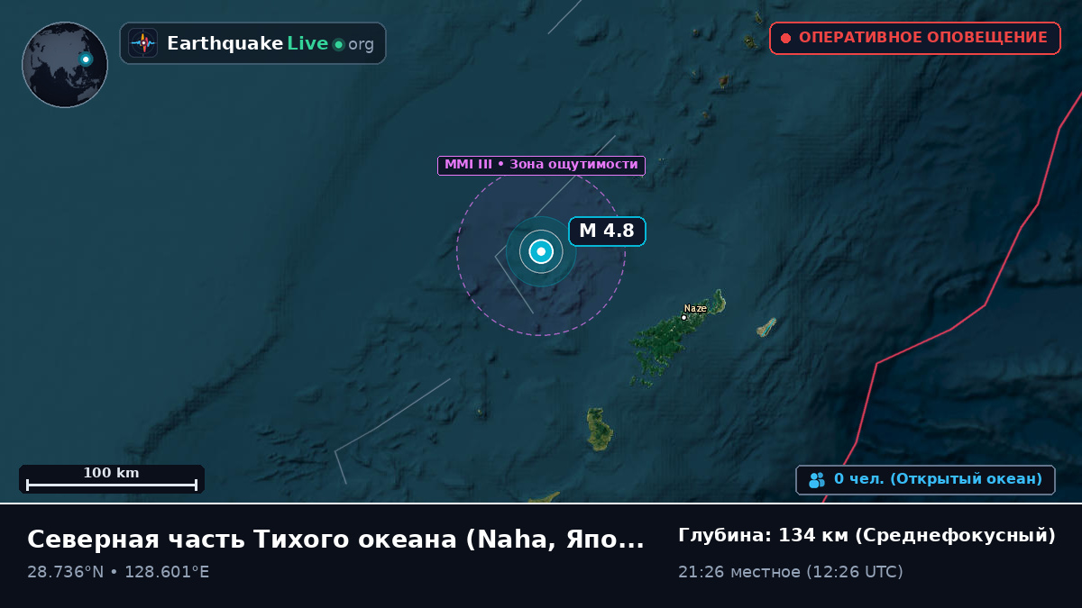 Северная часть Тихого океана (Япония)