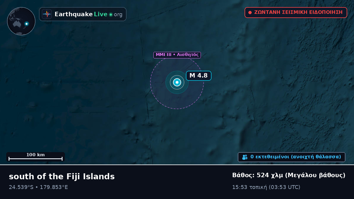 Νότιος Ειρηνικός Ωκεανός (Kermadec Islands)