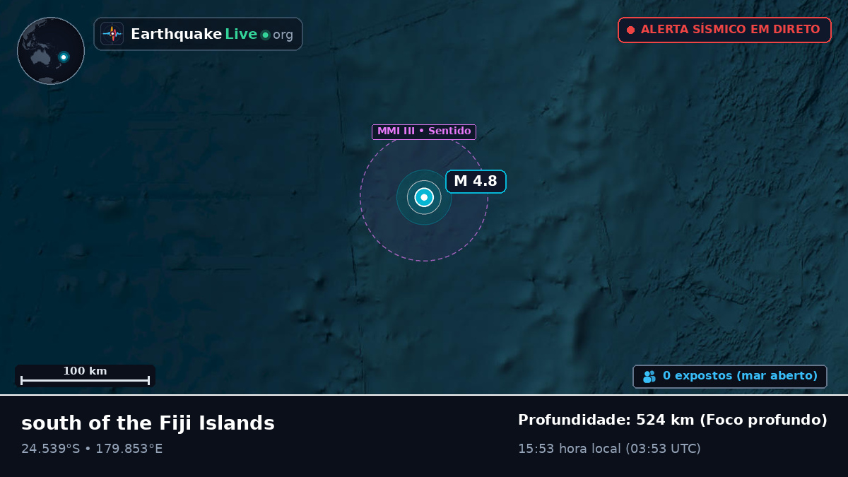 Oceano Pacífico Sul (Kermadec Islands)
