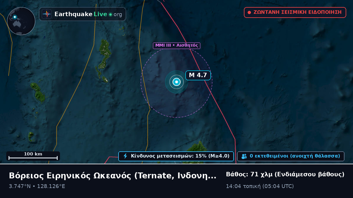 Βόρειος Ειρηνικός Ωκεανός (Ινδονησία)