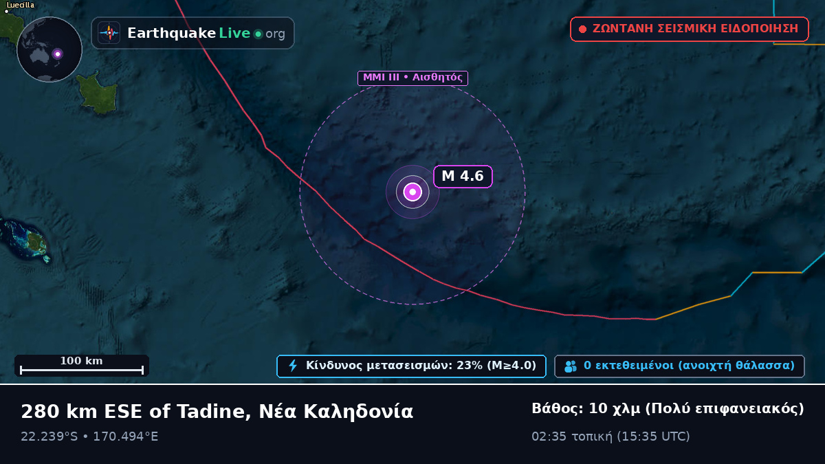 Νότιος Ειρηνικός Ωκεανός (Νέα Καληδονία)