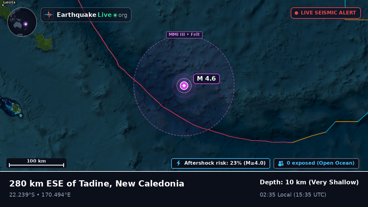 South Pacific Ocean (New Caledonia)