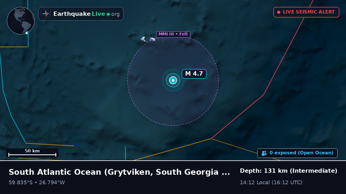 South Atlantic Ocean (South Georgia and the Islands)