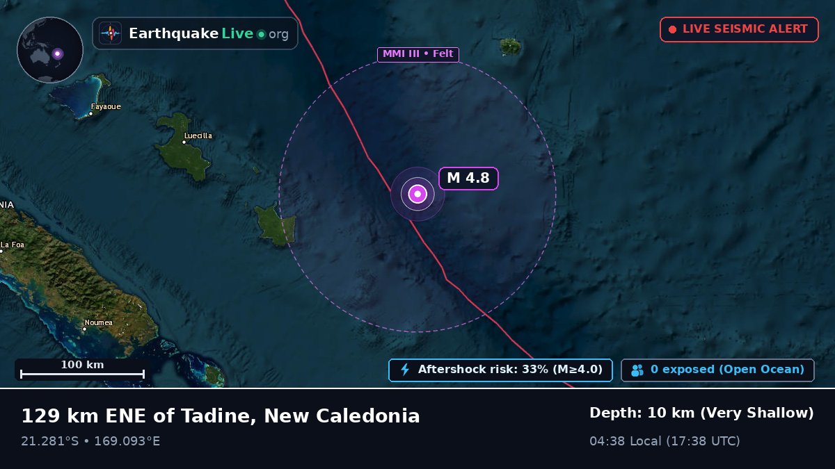 South Pacific Ocean (New Caledonia)
