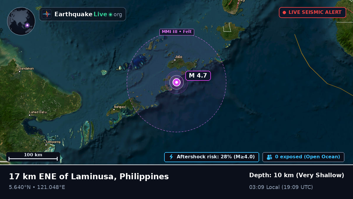 Off the coast of Zamboanga, Philippines