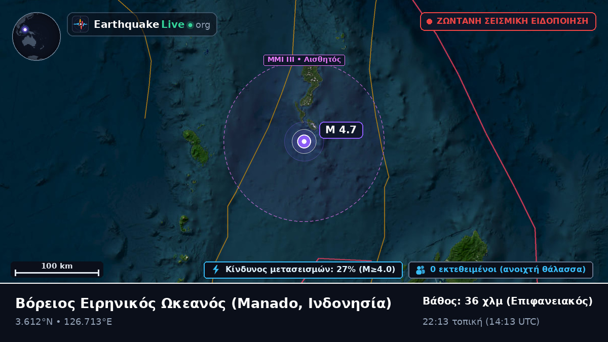 Βόρειος Ειρηνικός Ωκεανός (Ινδονησία)