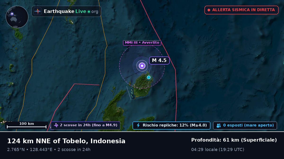 Oceano Pacifico settentrionale (Indonesia)