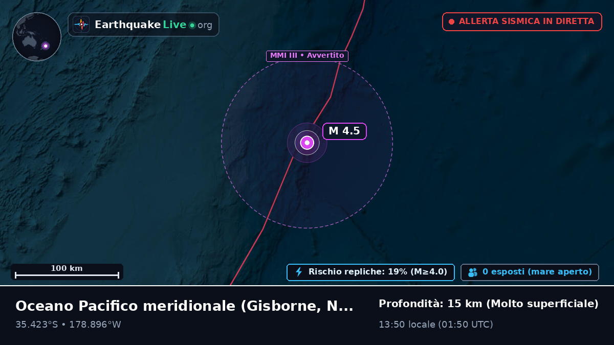 Oceano Pacifico meridionale (Nuova Zelanda)