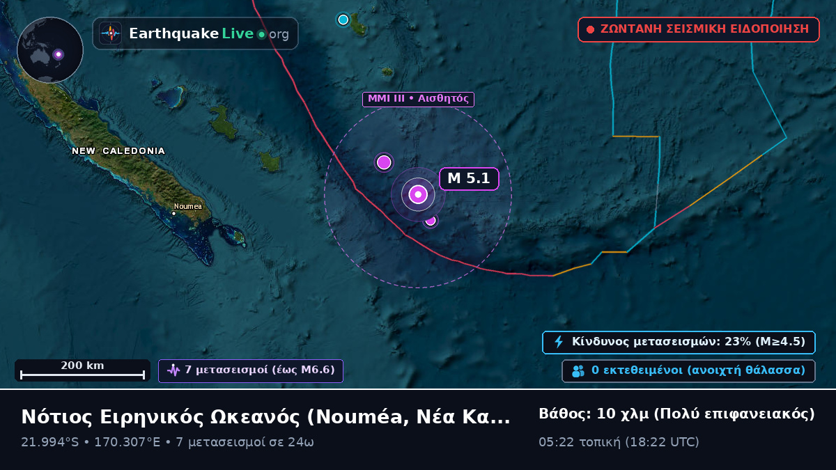 Νότιος Ειρηνικός Ωκεανός (Νέα Καληδονία)