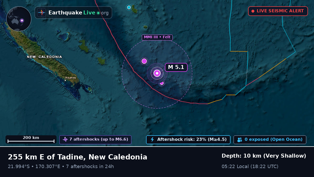 South Pacific Ocean (New Caledonia)