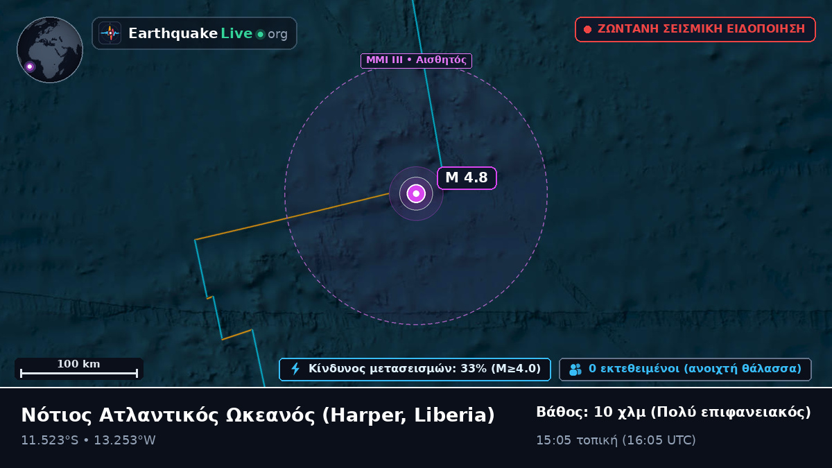 Νότιος Ατλαντικός Ωκεανός (Liberia)