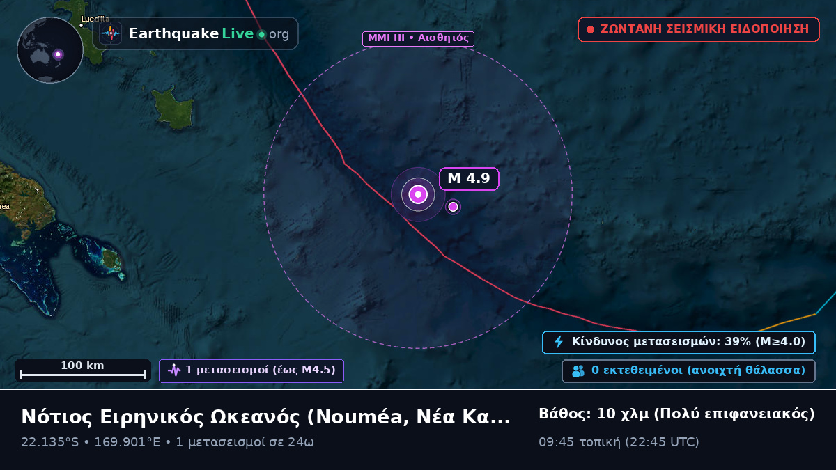 Νότιος Ειρηνικός Ωκεανός (Νέα Καληδονία)