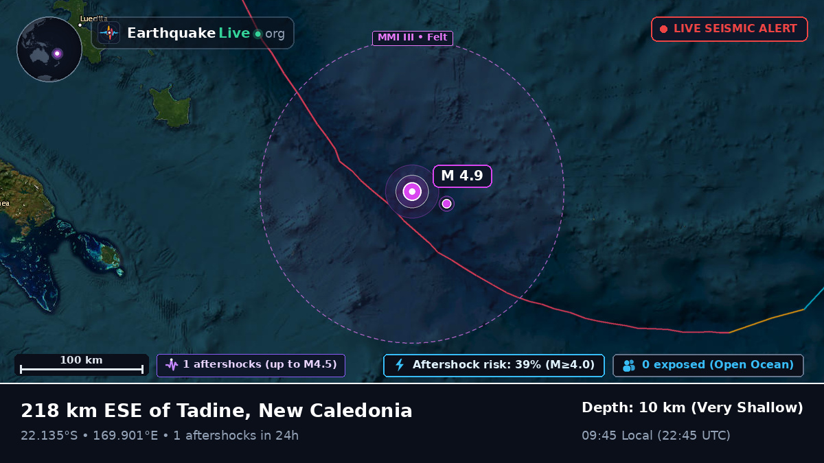 South Pacific Ocean (New Caledonia)