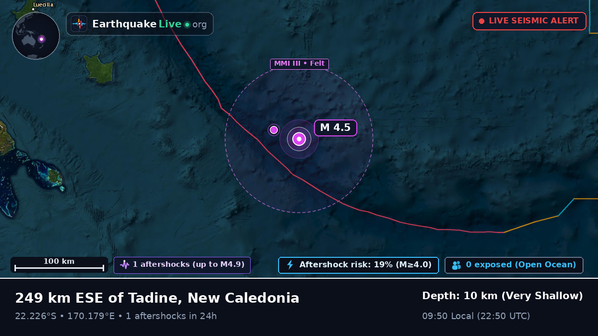 South Pacific Ocean (New Caledonia)
