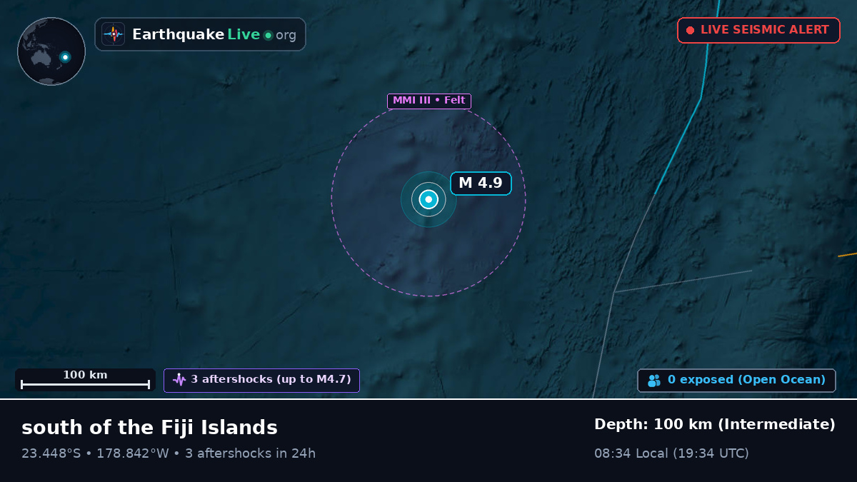 South Pacific Ocean (Tonga)