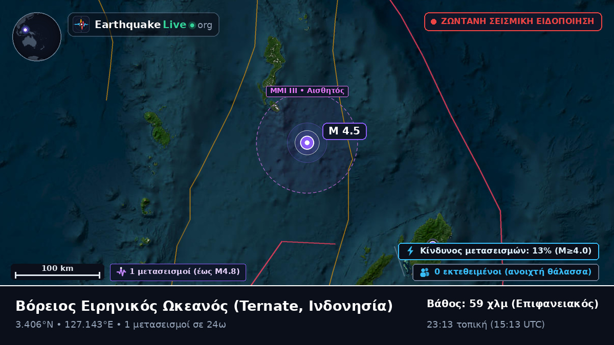 Βόρειος Ειρηνικός Ωκεανός (Ινδονησία)