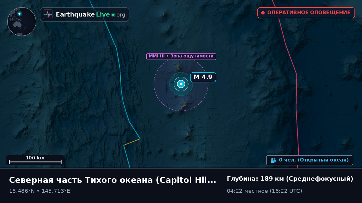 Северная часть Тихого океана (Northern Mariana Islands)