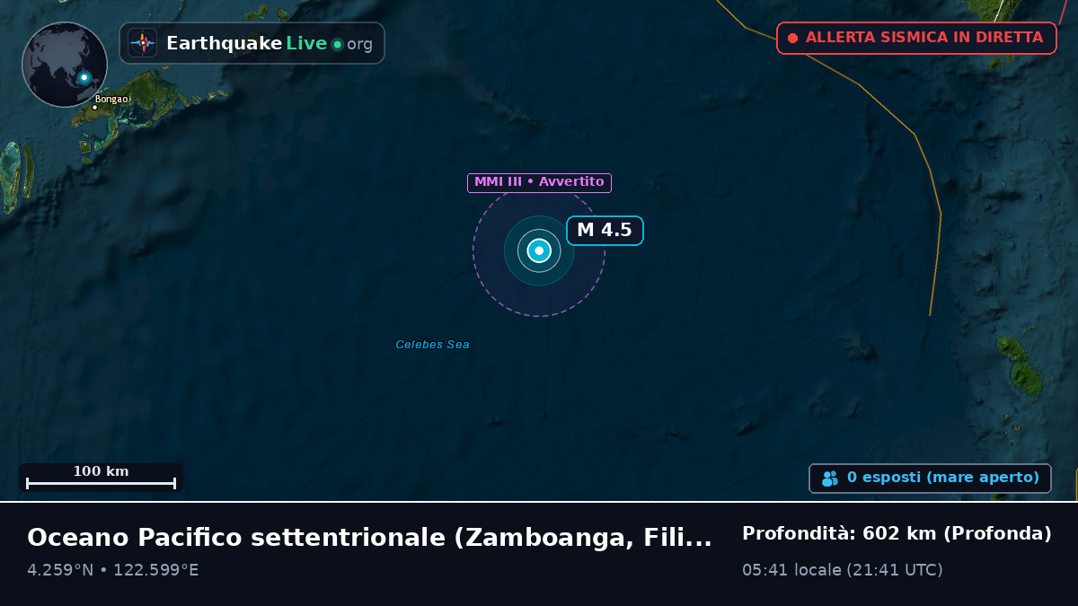 Oceano Pacifico settentrionale (Filippine)