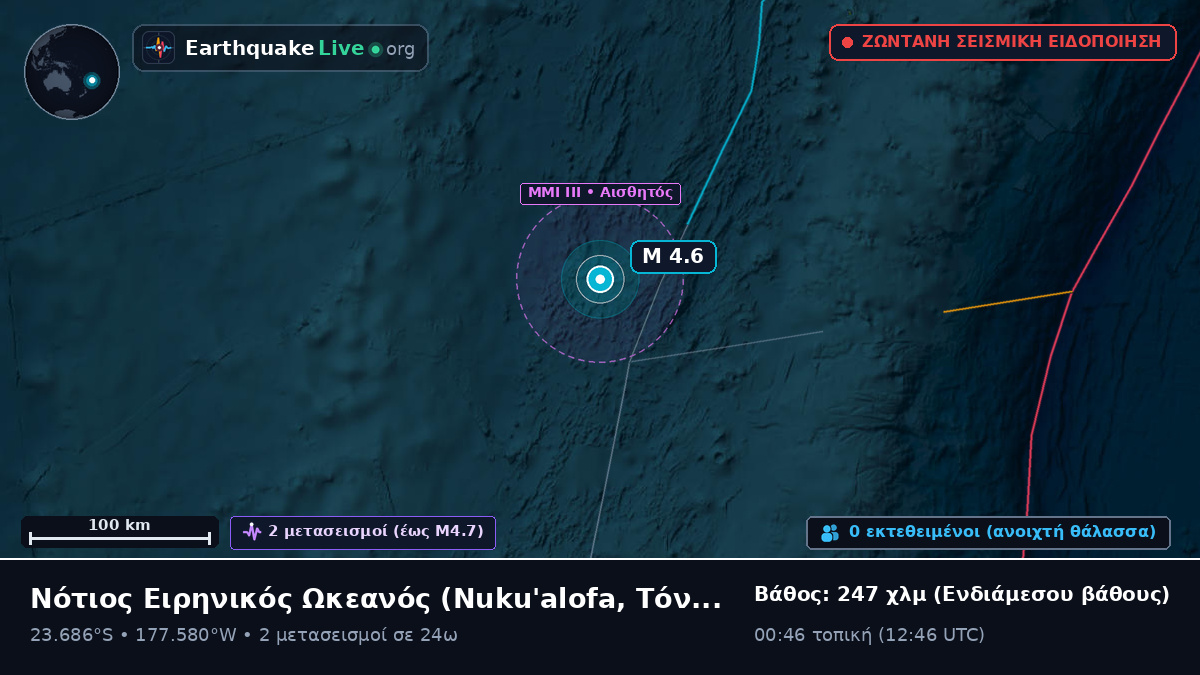 Νότιος Ειρηνικός Ωκεανός (Τόνγκα)