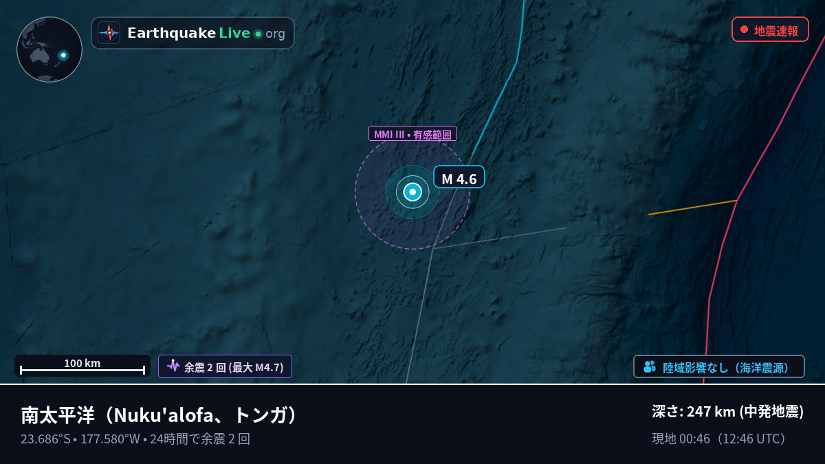 南太平洋 (トンガ)