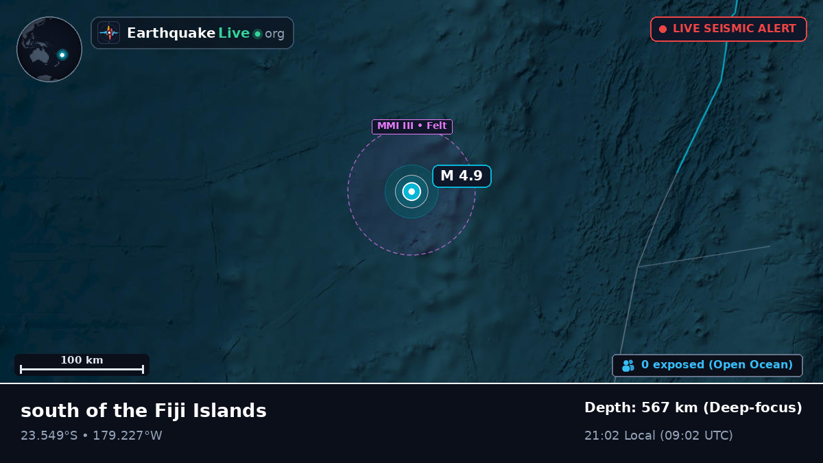 South Pacific Ocean (Tonga)