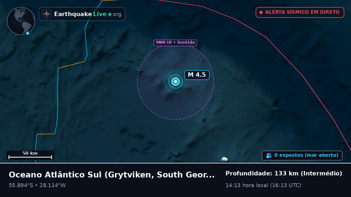 Oceano Atlântico Sul (South Georgia and the Islands)