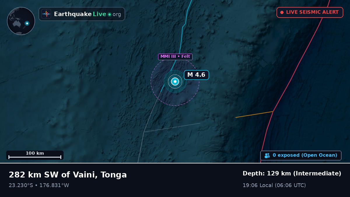 South Pacific Ocean (Tonga)