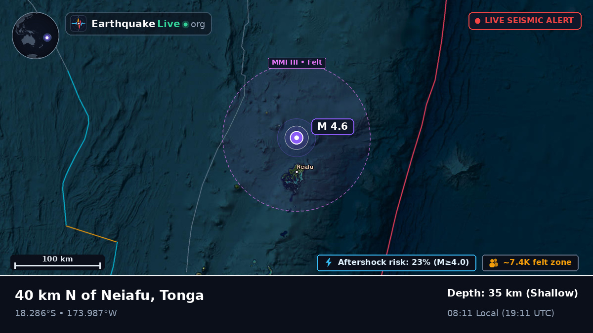 Off the coast of Neiafu, Tonga