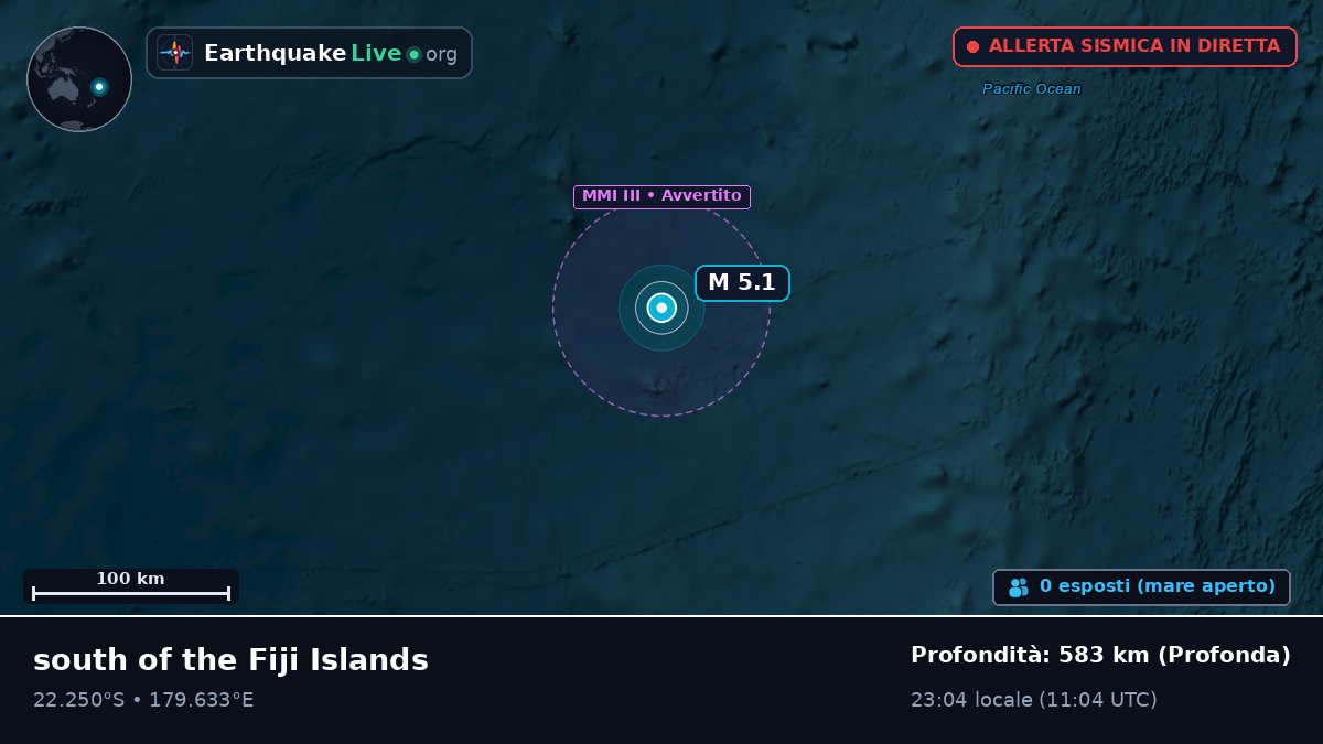 Oceano Pacifico meridionale (Figi)