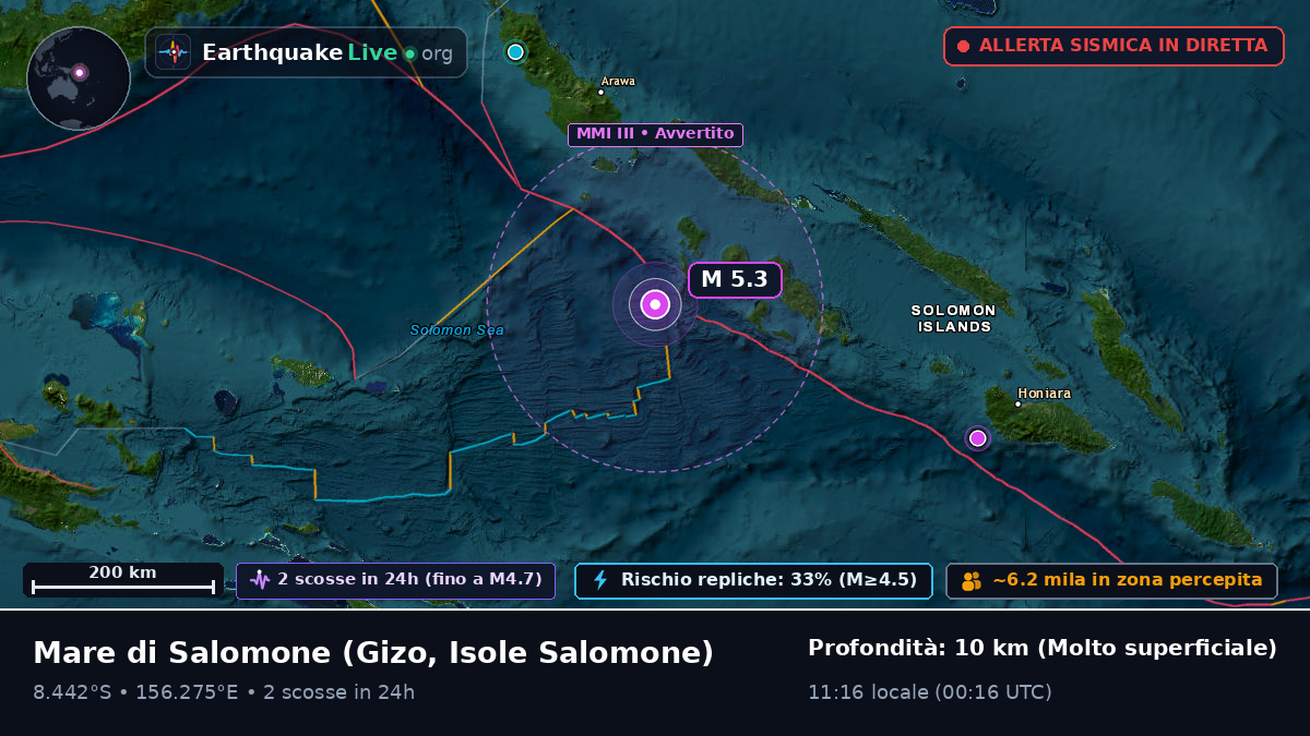 Mare di Salomone (Isole Salomone)
