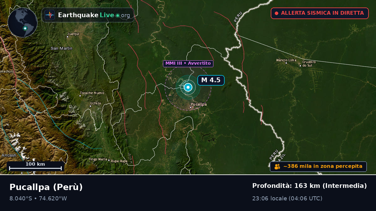 Ucayali, Perù