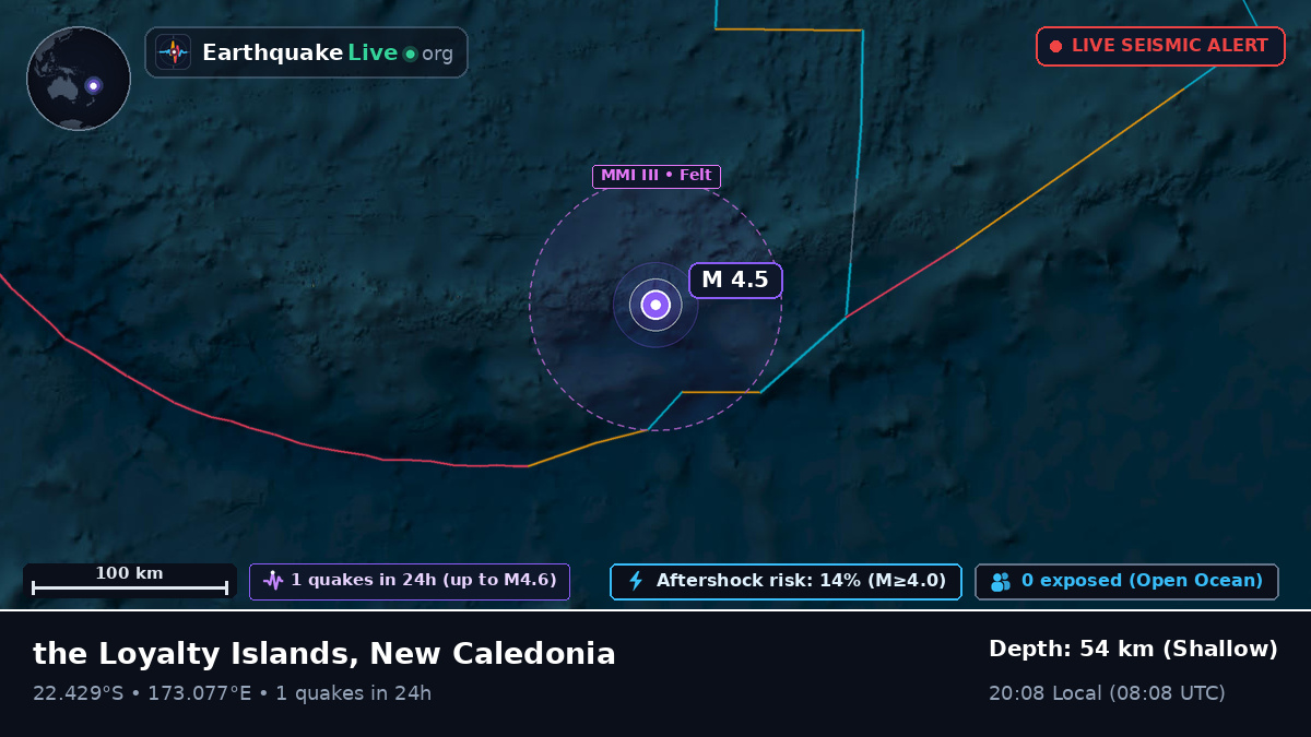 South Pacific Ocean (New Caledonia)