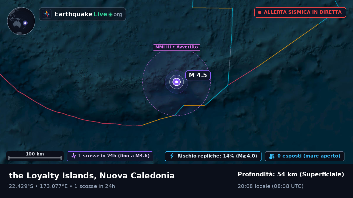 Oceano Pacifico meridionale (Nuova Caledonia)